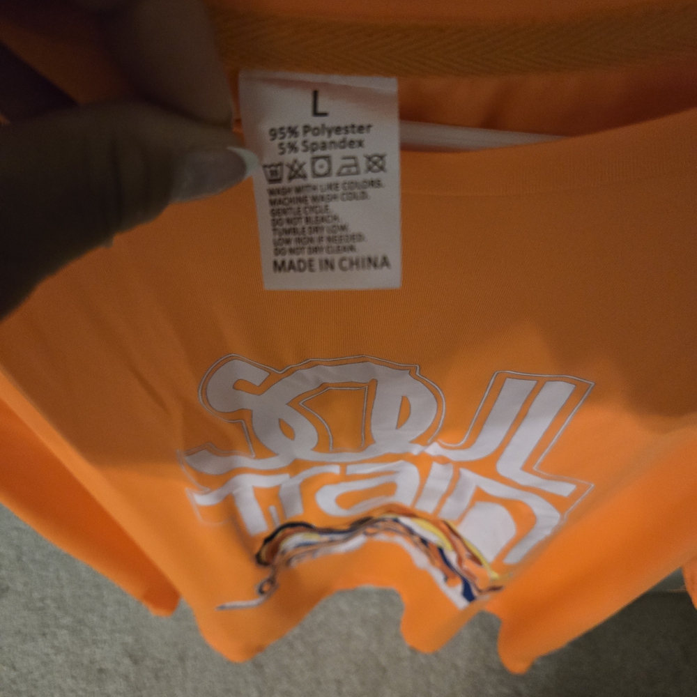 Orange Graphic Short Sleeve Tee